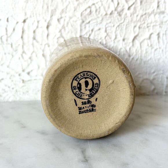 Vintage Pearsons of Chesterfield Stoneware Pencil Holder Stifte Pencils Crayons - Picture 6 of 7